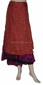 กระโปรงส่าหรีสไตล์อินเดียย้อนยุค - Product Image 5