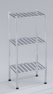 Metal Board <b>Wall</b> <b>Mounted</b> 2-Tier Shelf with Single <b>Rail</b> - Product Image 6