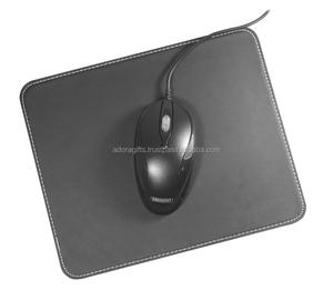 El yapımı siyah deri Mouse Pad özelleştirilmiş - Product Image 1