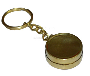 Latón Medieval Vintage Real Expo latón náutico marino bolsillo brújula colgante antiguo llavero regalo Calvin artesanía - Product Image 3