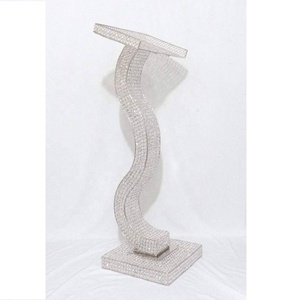Podio de Metal y Cristal ALAM CR5542 para Bodas y Seminarios de Oficina, Hecho a Mano, Color Personalizado - Product Image 1
