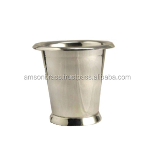 Floreros de Metal hechos a mano, jarrón de Metal para decoración de boda, acabados niquelados, florero de Metal - Product Image 5