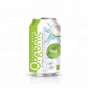 Eau de coco biologique en marque propre 330 ml - Sans sucre, sans conservateur (certification biologique européenne) - Product Image 3