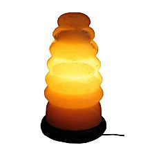 Lámparas de sal de Pilar tallado a mano, de empresas naturales del Himalaya, sal - Product Image 5