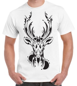 Camiseta de algodón peinado de alta calidad para hombre, suave y suave, prelavado, cuello antibolitas, estampado, tela de punto 100% - Product Image 3