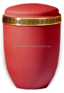 โกศบรรจุอัฐิแบบอเมริกัน สีน้ำเงินเรียบง่าย ทำจากทองเหลือง โดย Brassworld India Funera - Product Image 3