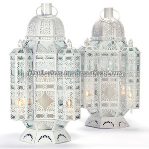 Lanterne en métal au design vintage unique de différentes tailles pour jardin, maison, restaurant, décorations de noël écologiques personnalisées - Product Image 2