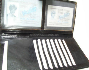 Cartera de mano Lowellcraft para mujer, de piel, con cierre de cremallera, para tarjetas - Product Image 3