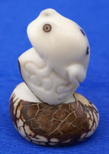 Statue de grenouille en verre sculpté à la main, Figurine d'amplification hawaïenne, Sculpture de rivière, Animal de jardin d'eau - Product Image 2