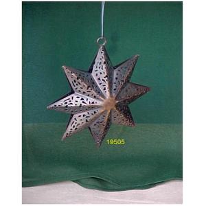 Adornos Navideños Colgantes en Forma de Estrella de Hierro, Hechos a Mano, Bordados y Grabados, de Alta Calidad, con Estilo Moderno para Uso en Interiores - Product Image 1