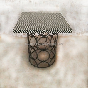 Meilleur prix Table de café en incrustation d'os de style moderne Meubles de maison Meubles de salon - Product Image 5
