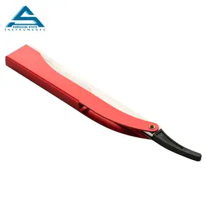 Nouveau Design rasoir droit de coiffeur lames remplaçables rasoir à lame unique en acier inoxydable personnalisé 50 pièces - Product Image 1