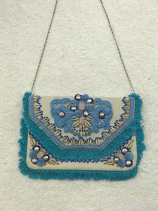 Bolso bandolera con cuentas hecho a mano de diseñador indio para mujer, estilo bohemio, gran capacidad, fiesta de compras de noche, ligero - Product Image 2