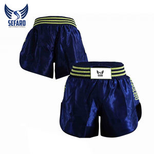 กางเกงขาสั้นมวยไทยขาสั้นสำหรับผู้ชายกางเกงต่อยมวยระบายอากาศได้ดี - Product Image 4