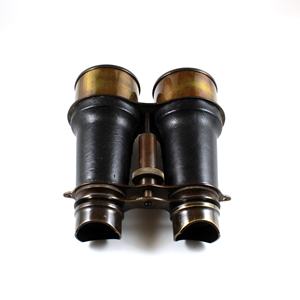 กล้องส่องทางไกลทองเหลืองแบบโบราณสำหรับเดินเรือสายหนังสีดำที่จับโลหะแก้วยุโรปของขวัญธุรกิจ calyron ของขวัญแปลกใหม่ - Product Image 6