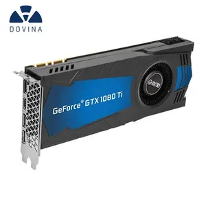 Cartão gráfico galax gtx 1080 ti referência blower edição 11gb placa de vídeo