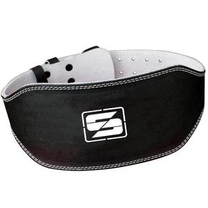 เข็มขัดยกน้ำหนักหนังวัวขนาด6นิ้วเข็มขัดพยุงหลังแบบง่ามคู่สำหรับฟิตเนสยิมออกกำลังกายเพาะกาย - Product Image 2