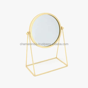 โลหะโต๊ะกระจกกรอบพร้อมขาตั้ง - Product Image 1