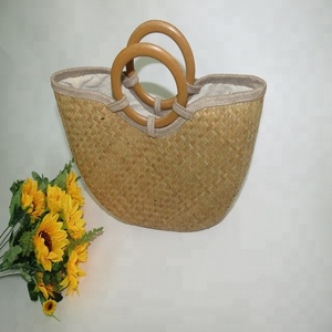 Bolso de paja para mujer Dragonex Fashion, bolso de hierba marina, bolso de playa, hecho en Vietnam 2026 con buena calidad y precio - Product Image 1