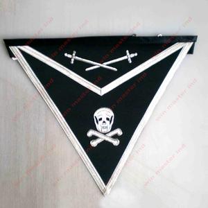 Delantal triangular de caballero templario masónico - Product Image 1