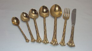 ชุดช้อนส้อมมีดแบบนูนชุดช้อนส้อมมีดสำหรับใช้ในครัว - Product Image 2