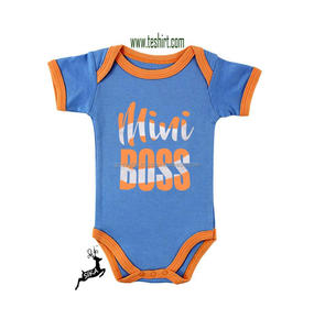 Fabricante de Tirupur, India: ¡Gran oferta! Pelele/mono/bodysuit unisex de algodón 100% orgánico teñido a medida, antiarrugas, ideal para verano. - Product Image 4