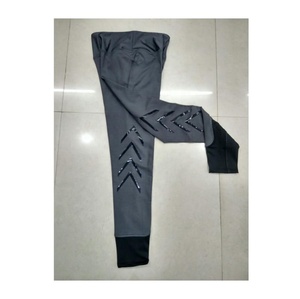 Pantalones vaqueros de silicona Jodhpur para montar a caballo, cómodos pantalones ecuestres elásticos para mujeres y hombres, marca LLT, cierre de cremallera - Product Image 1