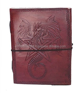Fabriqué à la main Vintage grand Journal de haute qualité en cuir véritable souple cahier avec couverture rigide en cuir pur cadeau journal - Product Image 1