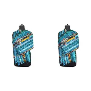 Reversible Silk Sari <b>Scarf</b> Shawl Dupatta <b>Neck</b> Wrap Indian Handmade Stitch Vintage Patchwork Silk Stole Women Indian Sari Patches - Product Image 1