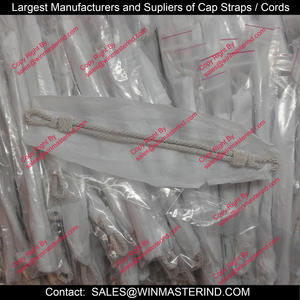 Poliéster Visor Cap Cord Cómodo Chin Strap Lace Braid para actividades al aire libre - Product Image 2