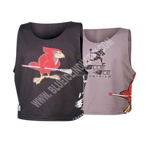 Pinnie de Lacrosse Reversible Personalizado de Malla de Poliéster Naranja, Jersey Deportivo Personalizado Warriors, Ropa Deportiva Personalizada - Product Image 4