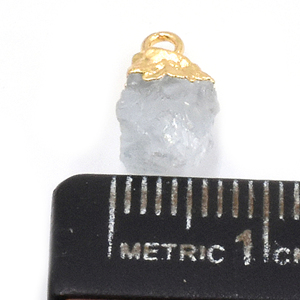 จี้รูปพระจันทร์สีรุ้งพร้อมประกันตัวชุบทองรูปทรงหยาบ - Product Image 3