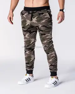 Pantaloni sportivi da uomo affusolati e Slim Fit personalizzati all'ingrosso pantaloni slim fit moda jogger costume slim fit