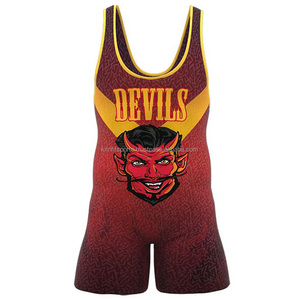 Lutte Jaune Singlet pour Adulte - Product Image 6