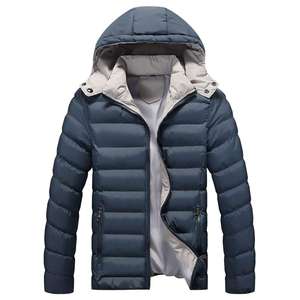 Meilleure vente veste Bomber matelassée de haute qualité pour hommes Logo personnalisé grande taille veste en fourrure de mouton Style bulle - Product Image 2