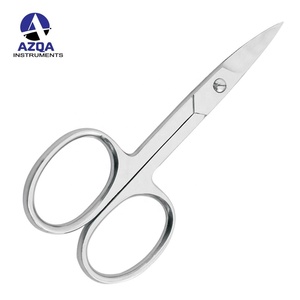 Ciseaux à cuticules en acier inoxydable revêtus de titane arc-en-ciel, lames courbes pour l'élimination des cuticules des ongles, la coupe des sourcils et la manucure - Product Image 5