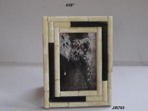 Single Tone <b>White</b> Bone Mosaic <b>Picture</b> Photo <b>Frame</b> Available in All Photo Sizes Home Decor Bone Photo <b>Frames</b> - Product Image 4