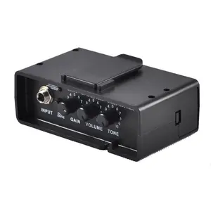 Mini 2 wát 9 v Pin Di Động Guitar Bass Amplifier Loa