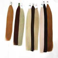 Extensions de cheveux en vrac, cheveux brésiliens 100% Remy naturels, lisses, couleur naturelle, doux, brillants, 8"-32", double trame machine T/T