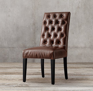 Silla de comedor de cuero, cobija - Product Image 1