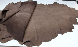 Marrón Vintage Stone Wash Look Cuero suave Piel de cordero Napa Cuero suave La mejor calidad Venta al por mayor Oveja Oculta - Product Image 3