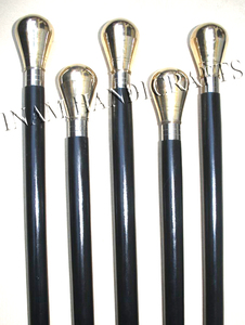 Bastón de madera con perilla de latón para caminar, diseño hecho a mano, Asa de latón - Product Image 2