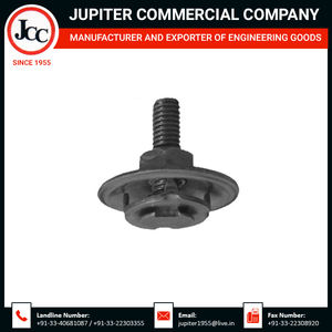 Attaches de ceinture ovales en acier zingué jaune - Product Image 5