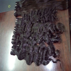 Migliore qualità grezzo vergine non trattato ragazze indiane 100% estensioni dei <span class=keywords><strong>capelli</strong></span> umani singoli fasci disegnati - Product Image 5