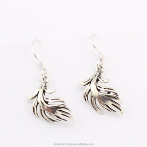 Boucles d'oreilles en argent sterling 925 pour femmes, poids de 2.5 grammes, design solide fait à la main pour fête ou cadeau - Product Image 4
