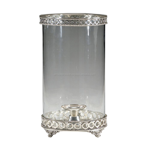 Christmas Decorative Crystal <b>Hurricane</b> Candle Holder Handmade - Product Image 3