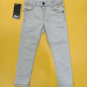 Pantalon en denim extensible en coton de haute qualité Garçons Enfants Casual Taille élastique Droit Longueur entière Respirant Coupe-vent Écologique - Product Image 1