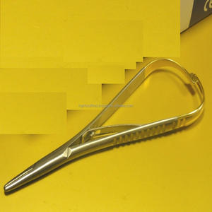 Portaagujas Mathieu 14cm * Punta recta de carburo de tungsteno Quirúrgico MÉDICO Dental - Product Image 1