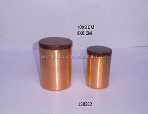 Boîte en cuivre avec mat polonais et également disponible en miroir boîte à bougies en cuivre polonais conteneurs à bougies navires - Product Image 3