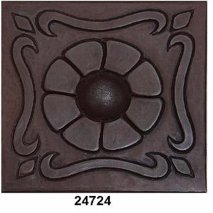 ทองแดงโบราณลายนูนดอกไม้พิมพ์กระเบื้องสำหรับห้องวาดรูป - Product Image 2